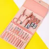 مجموعات فن الأظافر Clipper Set Manicure Cutters الأسرة الفولاذ المقاوم للصدأ ملعقة الأذن Clippers Clippers Pedicure Tool Gel