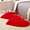 Dywany nordyckie podwójne miłosne serce dywan salonu sypialnia dekoracje dywaniki studiuj sofę przy łóżku sofa dom do domu 3d joga dywan para mata ślubna