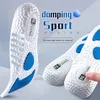 Silikon Ortopediska mjuka elastiska sneakers Insulor för män Kvinnor Sport Runday Dreable Shock Absorption Shoe Sole Pads