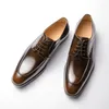 Dress Shoes Shoe Man Formal Wedding Laces Style Leather Work Oxford Love luxe