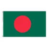 Bannière nationale du pays du drapeau du Bangladesh, 90x150 CM, bannière de décoration extérieure avec deux œillets en laiton pour décoration de pelouse de cour, 8650567