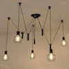 Pendelleuchten Nordic Retro Edison Glühbirne Lichter Vintage Loft Antike Hängelampe Spinne DIY Deckenaufhängung Modern
