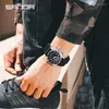 Orologi da polso Sanda Fashion Sport Men Watch Orologi stile casual Orologio da polso al quarzo militare Diver S Man Relogio Masculino