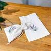 ギフトラップクリーム色のパッケージラベンダードローストリングパッケージバッグハンドメイドキャンバス刺繍ポータブルバレンタインデーラッピング