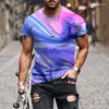 Mens T-skjortor tryckta t-shirts Man överdimensionerade män anime skjorta pubg 3d manskinn brasilien kort ärm julkläder överdimensionerad stalker