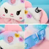 Kawaii Plush Bag Kuromi Melody Cinnamoroll Anime fyllda ryggsäckar för flickor Doll Cartoon Crossbody Soft Toy for Children FY7976