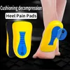 Sports Insoles for Men Women Foot Heel Spurs Pain Cushion Massager Care Half Heel Insole Latex Soft Sole Running Shoes Pads