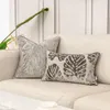 Almohada nórdica simple funda de almohada espesada cubierta de terciopelo