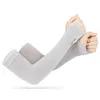 Knee Pads Ice Silk Sleeve Sunscreen Cuff Arm Sleeves Uv Sun Protect Anti-Slip Summer Men Women Gloves Outdoor Riding