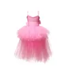 Filles Noires TUTU Robe TUTU TULLE V-COU TRAIN GIRL GIRL SOI SOITÔNE PARTIES DANS ROBES ENFANT GIRL GOING Robe Halloween Costume 1-14YY 211027