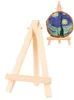 Mini Wood Afficher la peinture de chevalet Trépied Tipod Table Table Seckder pour petites toiles Signes de cartes de visite RRE15132