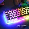 Keyboards OEM Profile PBT Keycaps 108 Keys Pudding Keycap For Cherry MX Switch Mechanical Keyboard kit RGB Gamer backlit 2210184610332