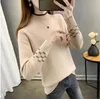 Designer Sweater Women Fall Winter Knitted for Fashion All-match Korean Pullover Sweaters Plaid Clothes Solid Loose Tops