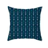 Pillow Home Decor Nordic Teal Blue Geometric Cover Modern Simple Pillowcase Livingroom Sofa Couch Car Decorative Pillows