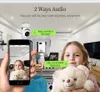 Kamery kopuły WiFi 5G IP Auto śledzenie wideo Mini 4MP 360 Monitor CCTV Smart Home Wireless 221025