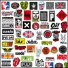 Autocollants de voiture 100 pièces lot rétro bande Rock autocollant musique Graffiti Jdm autocollants à bricolage guitare moto ordinateur portable Lage planche à roulettes voiture Sn9382078