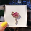 Brooches Mini Cute Little Brooch Female Coconut Tree Pineapple Badge Men's Decorative Pin Jewelry