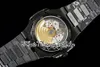 Diw Diwf5711 Black Grail A324 Automatic Mens Watch NTPT Crafts Carbon Fiber Black Stick Dial Ultra Tow