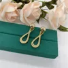 2022 Nya varum￤rkesdesigners ￶rh￤nge Stud Luxury Fashion Jewelry Pearl Diamond Earrings Golden Womens Accessories Party Gift