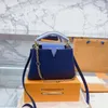 LVSE Bags Totes Handbag Designer Sac Femmes Classic LouiseviUtionbag Famme Mark Multicolor Leather Letter Splicing Bag Sac Fashion 8451