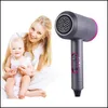 Hair Dryers Hair Dryer Negative Lonic Hammer Blower Electric Professional Cold Wind Hairdryer Temperature Care Blowdryer Drop Delive Dhtuj