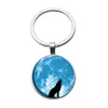 Alloy Handmade Fashion Key Ring Wolf Totem Cangyuan Wolf Black Keychain Friend Gift Animal Lover