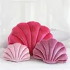 Pillow Korean Style Shell Shape Girly Room Decor Chair Bay Window Back Thicken Decorative Pillows For Sofa Blue Pink