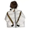 Designer mens puffer jaqueta feminina clássico casual moda ao ar livre inverno à prova de vento quente com capuz casacos grossos