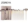 Make-up-Tools ZOREYA Pinsel Set 16 Stücke Powder Foundation Wimpern Großer Fan Lidschatten Make-Up Pinsel Schönheit Kosmetische Werkzeug 221017