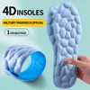 5D Memory Foam Orthopedic Massage Insoles For Shoes Women Män Sport Insula Flat Feet Plantar Fasciitis Fötter Care Pads