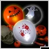 Décoration De Fête Décoration De Fête Halloween Illumine Des Ballons Ronds Décorations De 12 Pouces Pour Fournitures Lumières 1224 Heures 6 Style Drop D Dhpnr