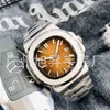 Lyxur för män Pate Philipp Feili Nautilus Series Automatisk mekanisk stålband Watch Men's Sports LuminousWristwatches Fashion Zixo