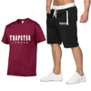 Survêtements pour hommes 2022 Summer Fashion Marque Casual Costume de sport pour hommes Piste Sports T-shirt à manches courtes Shorts 2 pièces Ensemble