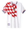 1998 Home Away SUKER Retro jerseys Boban Croatia Soccer jerseys vintage classic Prosinecki football shirt SOLDO STIMAC TUDOR MATO BAJIC maillot de foot