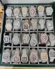 Zegarek D38 Luxury Mens Watch 4130 Ruch Watch For Men 3255 Montre de Luxe Mosang Stone Iced Vvs1 Gia zegarek Diamond zegarki na rękę
