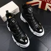 New Boots Casual Flat Shoe Makasin Men's High Top Rock Hip Hop Mix Colors for Men chaussure homme luxe marque A6