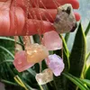 Reiki guérison roche pierre minérale colliers pendule améthystes naturelles Citrines préhnites cristal Quartz pendentif colliers ras du cou femmes