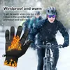 Ski Gloves Men's Waterproof Touch Screen Bicycle Riding Windproof Snowboard Motorcycle Winter Warm Cycling For Men L221017