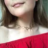 Choker Fashion Mujer Корейская сладкая любовь к сердцу ожерелье Сердце заявление подруга подарок милые ювелирные украшения кольца женские подарки