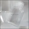 Other Home Garden Practical Cosmetics Refill Bottle Transparent Plastic Empty Per Bottles 60Ml Hand Sanitizer Storage Containers J Dhwiv