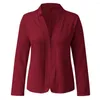 Women's Two Piece Pants Womens Casual Pocketed Office Blazers Draped Open Front Cardigans Jacket Work Suit Long Jackets For Women