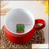 Muggar 3d härlig kaffemugg värme som motstår tecknad djur keramisk kopp julklapp många stilar 11 c r drop leverans 2022 hem trädgård dhcxq