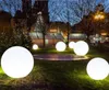 Lampes de pelouse extérieures paysage jardin piscine patio ambiance décorative télécommande étanche LED boule lumineuse 16 couleurs 5 modes