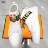 High Top Tide Shoes New Men's Board First Layer Cowhide Brand Designer Boots Small White Shoe Mens High Help Sports A5 890 -Help 226