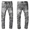 Men's Jeans Trendy Designer Fashion Fit Distressed Ripped Biker Denim Men Design Hip Hop Women Jogger Pants High Quality