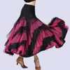 Stage Wear Modern Ballroom Dance Costumes Women Waltz Big Swing Skirt Performance Dancing Outfit Vintage Medieval Halloween Cosplay