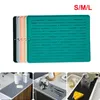 Table Mats Super Coffee Dish Large Kitchen Draining Mat Anti-scald Drying Quick Dry Bathroom Drain Pad Faucet Placemat