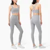 Pantalons deux pièces pour femmes Ensembles de pantalons pour femmes et vêtements de sport pour femmes Costumes pour femmes Leggings Tops Gym Wear Vêtements d'entraînement sexy assortis