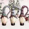 Décorations de Noël Handmade Gnomes Wine Bottle Cover Party Dinner Table Decor Decor Creative Beard Dollless BBB16523