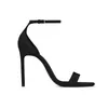 With Box Pumps Women Luxurys Dress Shoes Designer High Heels Sexy Style Triple Black Suede Leather Lady Lux Sandals Stiletto Office Rubber Loafers